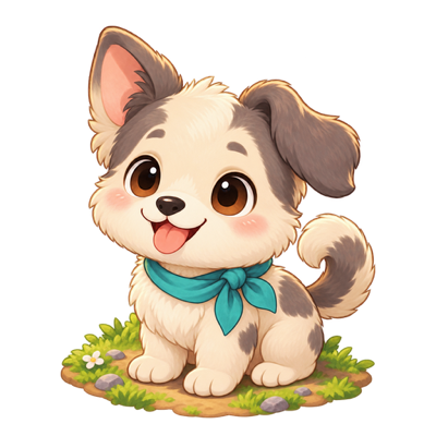 Biscuit, the guard dog