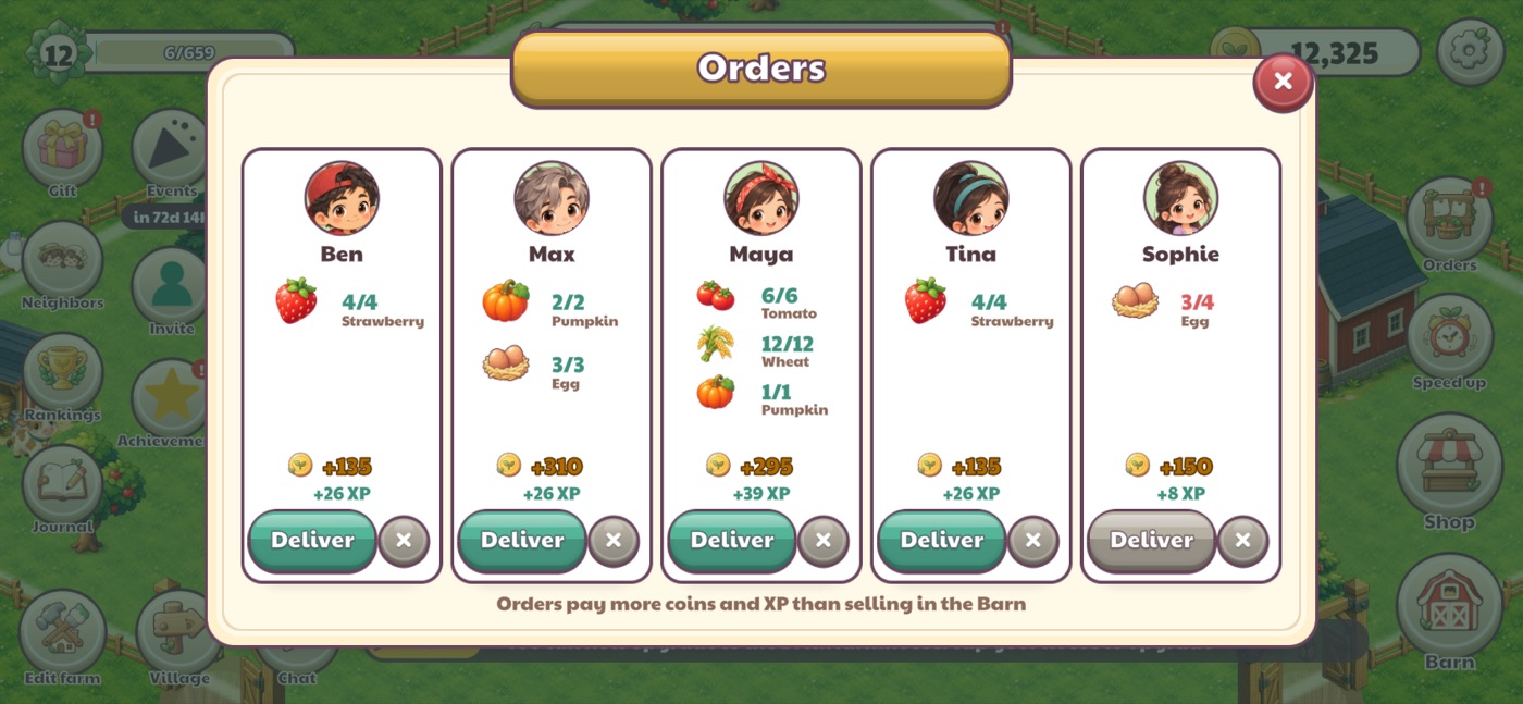 Market orders